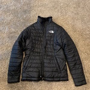 girls North Face reversible Mossbud Swirl Jacket
